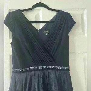 Adrianna Papell Blue Dress.